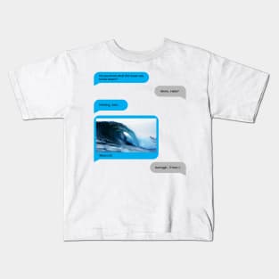 Ocean Wave - Dad Jokes Kids T-Shirt